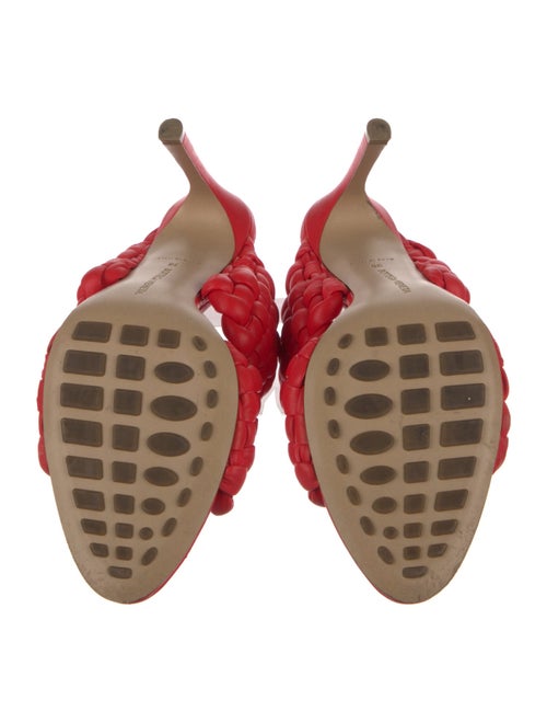 Bottega Veneta Intrecciato Weave Leather Slides