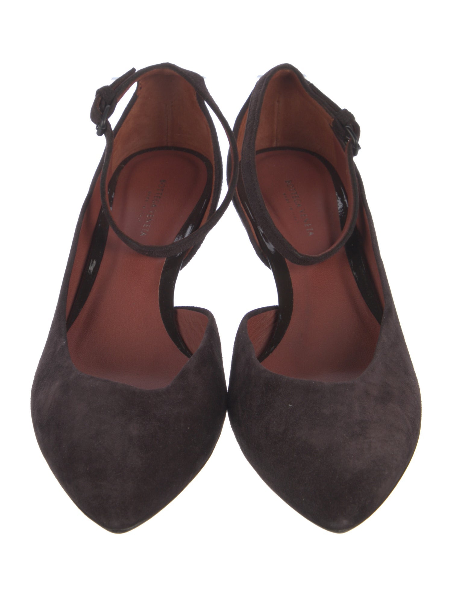 Bottega Veneta Suede D'Orsay Pumps