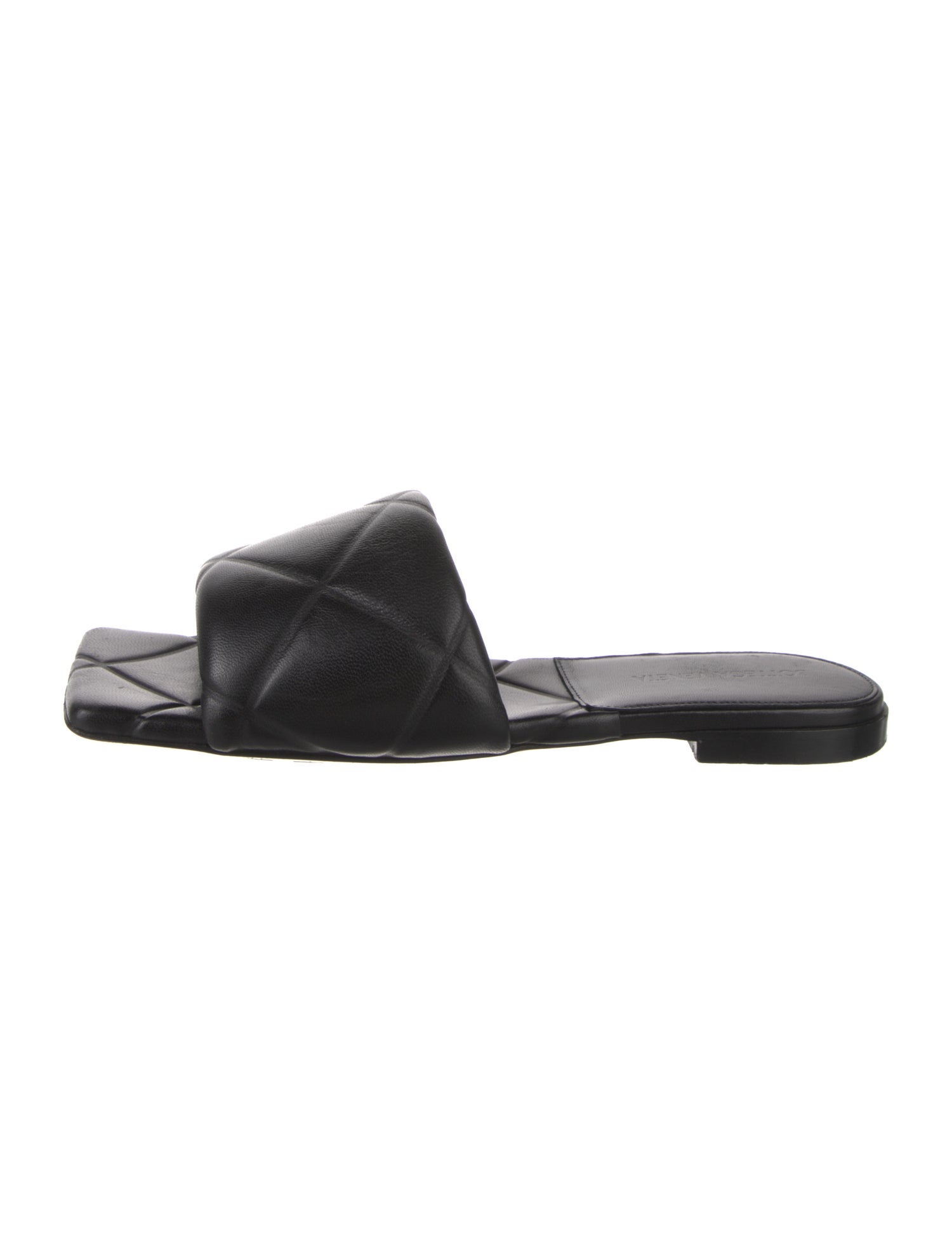 Bottega Veneta Quilted Pattern Leather Slides