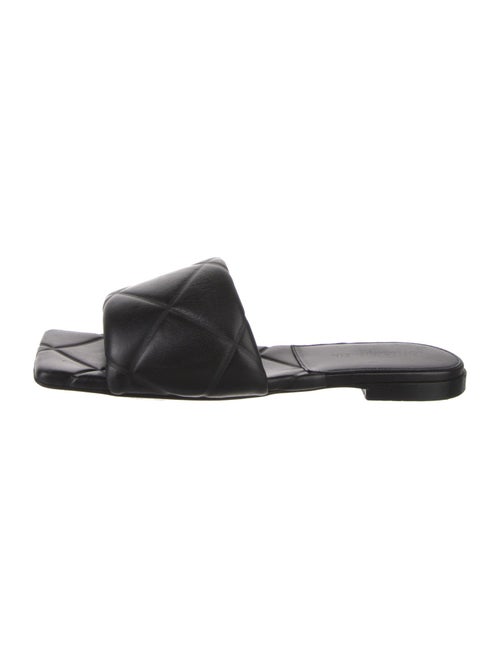 Bottega Veneta Quilted Pattern Leather Slides