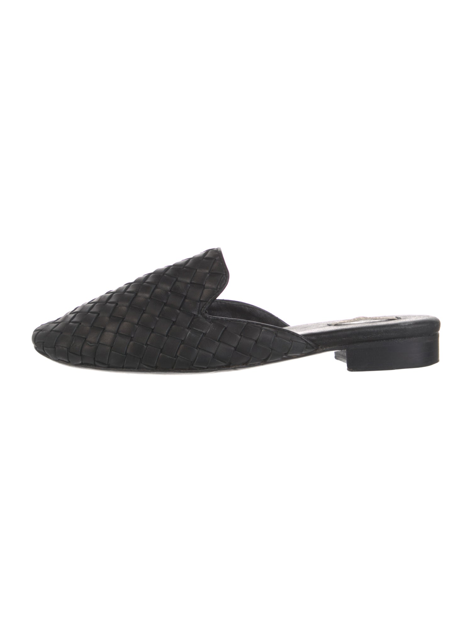 Bottega Veneta Intrecciato Weave Leather Mules