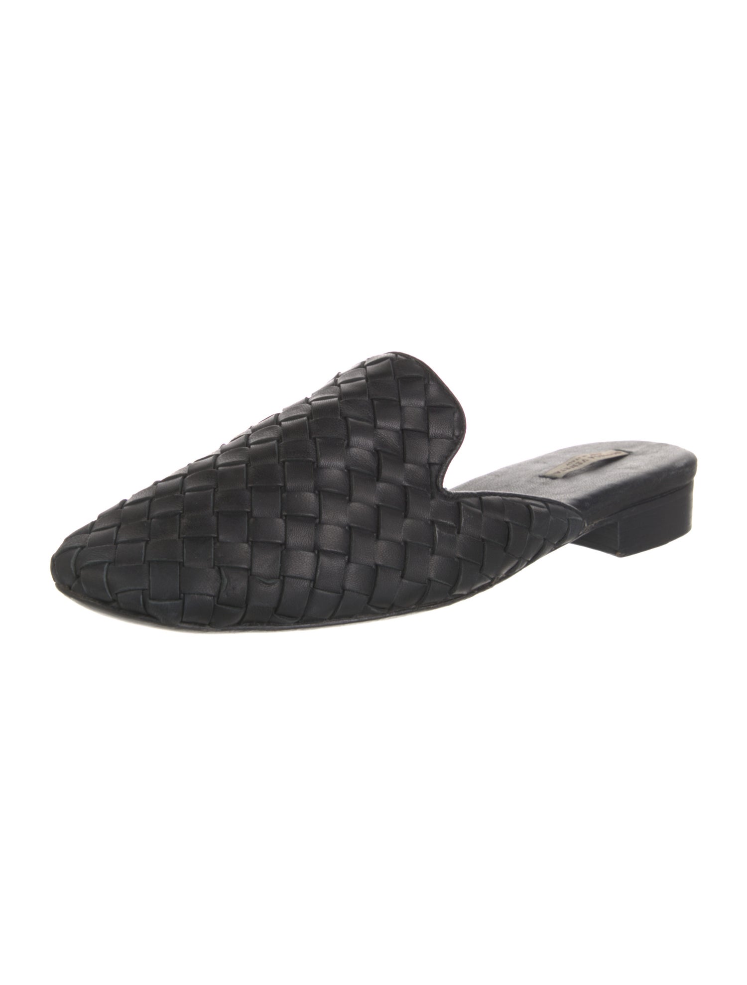 Bottega Veneta Intrecciato Weave Leather Mules