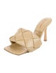 Bottega Veneta Intrecciato Weave Leather Slides
