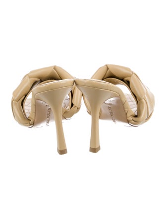 Bottega Veneta Intrecciato Weave Leather Slides