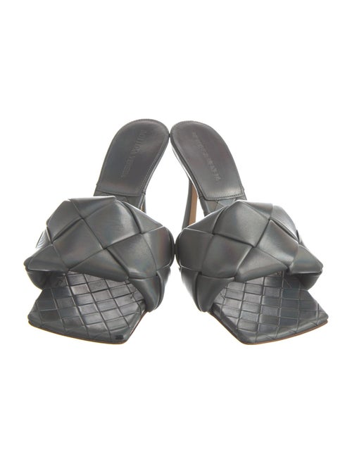 Bottega Veneta Intrecciato Weave Leather Slides