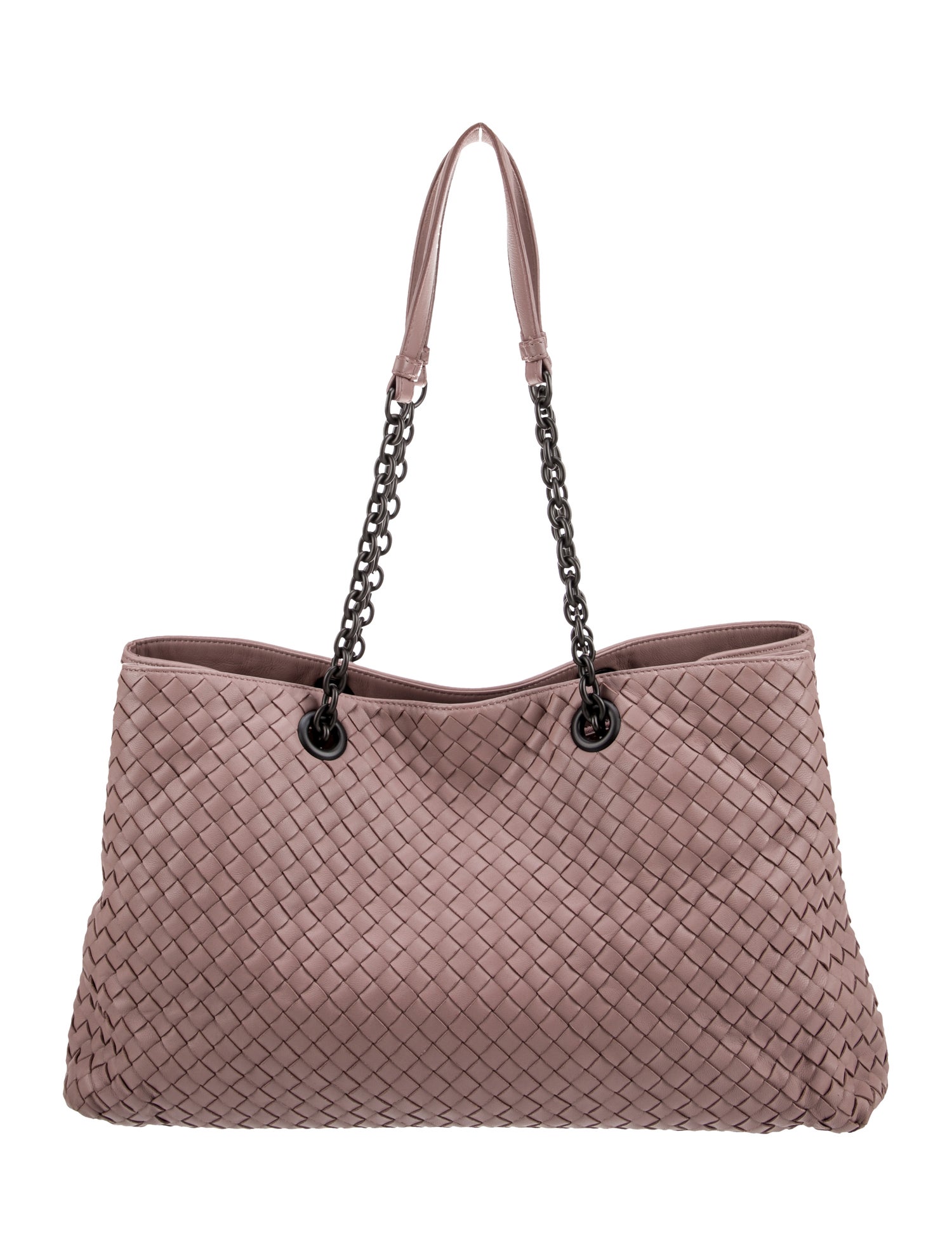 Bottega Veneta Intrecciato Chain Tote Large