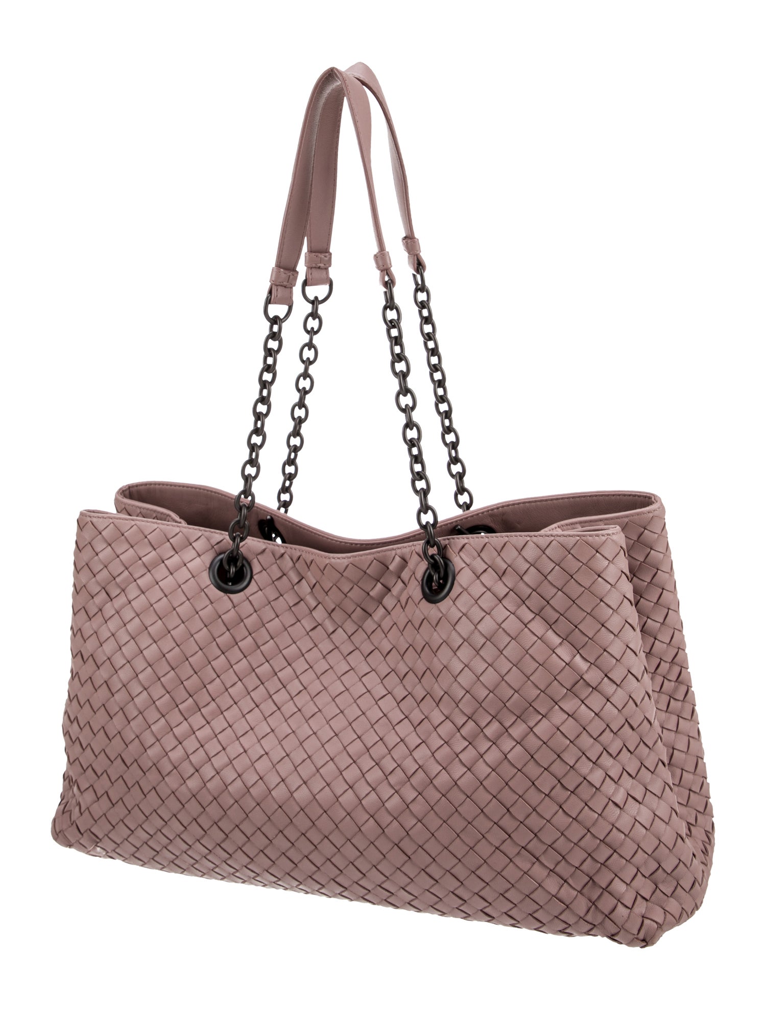 Bottega Veneta Intrecciato Chain Tote Large