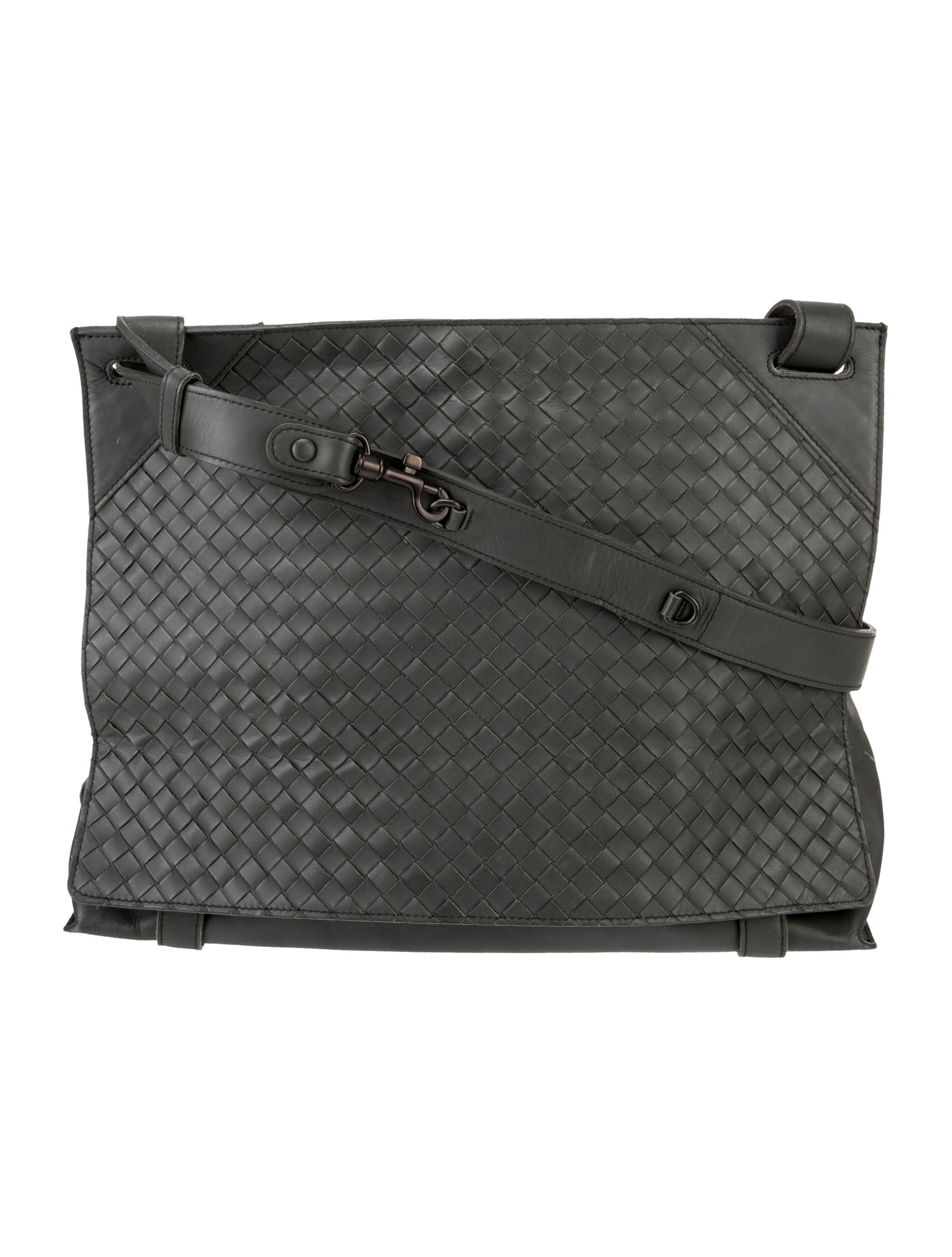 Bottega Veneta Intrecciato Messenger Bag Vintage
