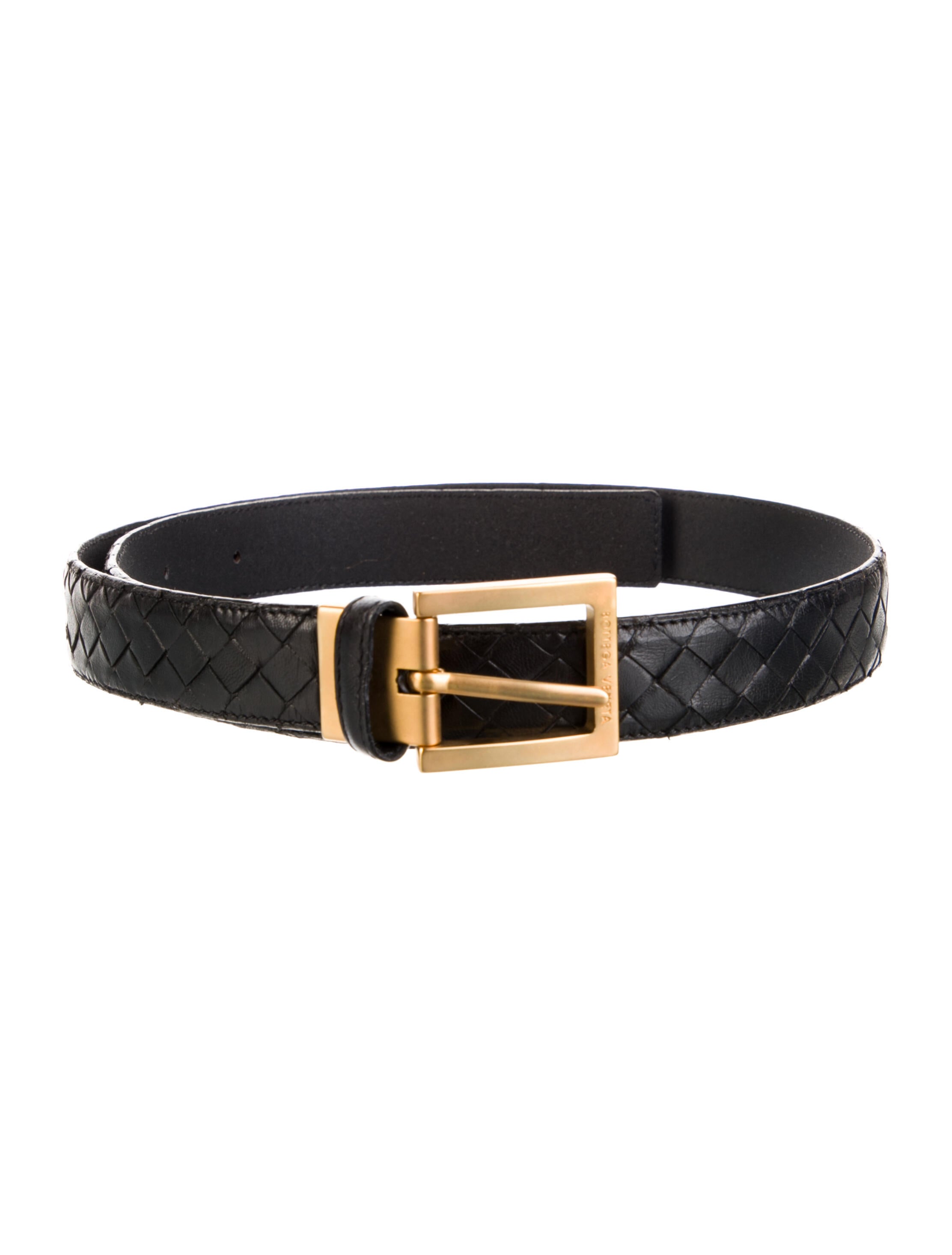 Bottega Veneta Vintage Intrecciato Weave Waist Belt