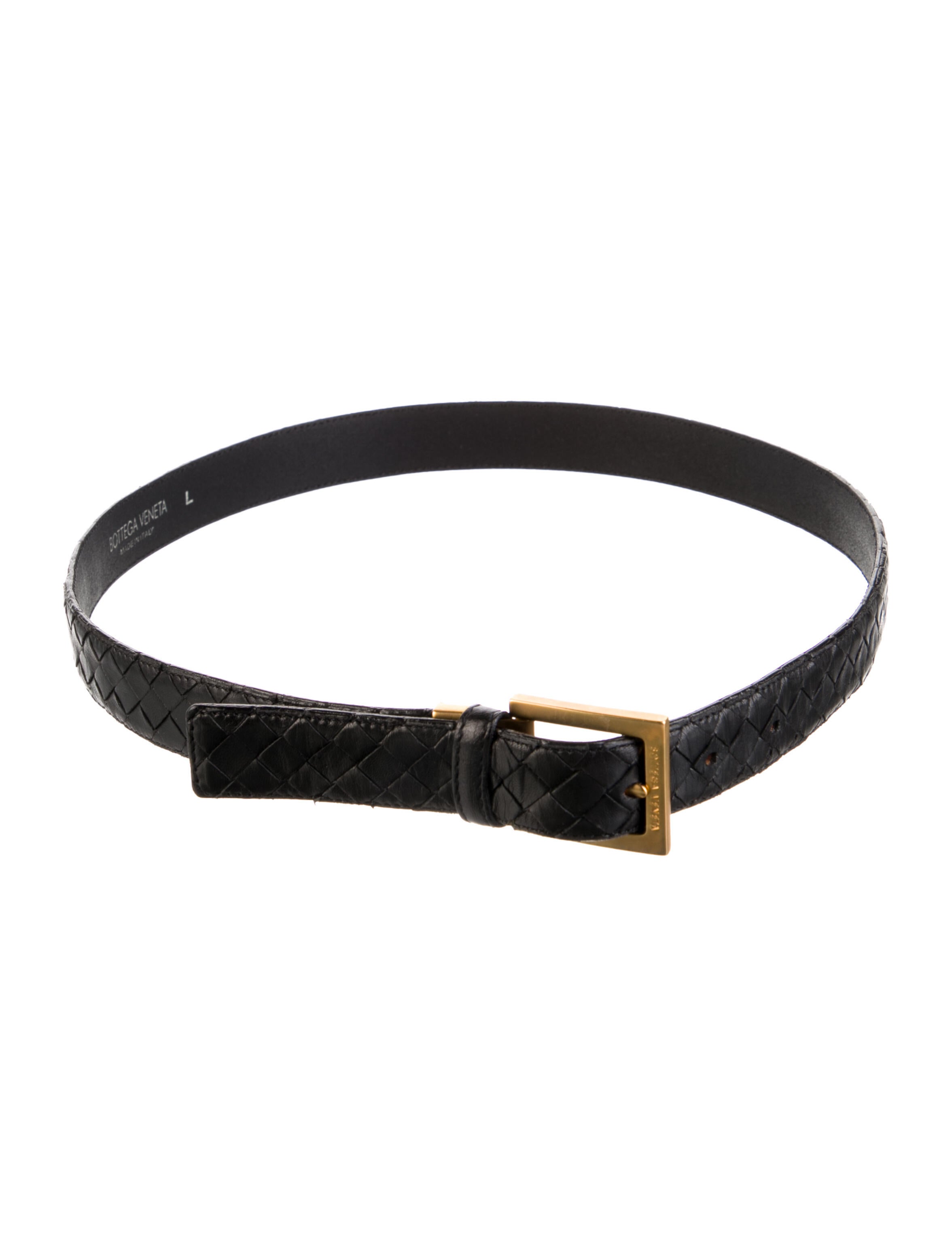 Bottega Veneta Vintage Intrecciato Weave Waist Belt