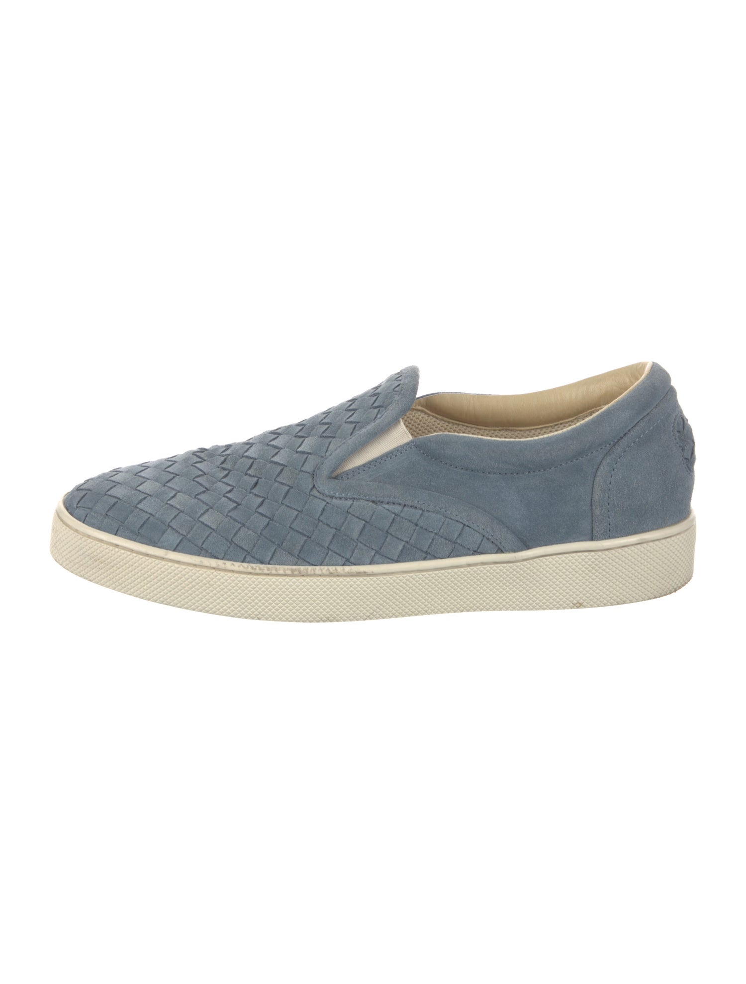 Bottega Veneta Intrecciato Weave Suede Sneakers