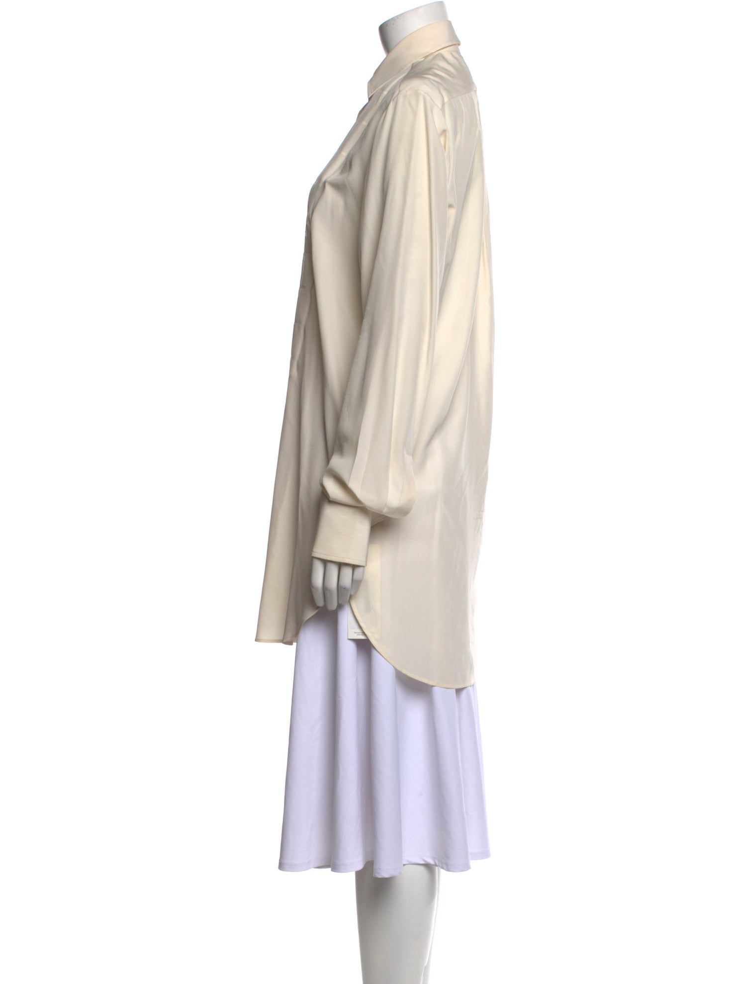 Bottega Veneta Silk Long Sleeve Tunic