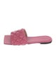 Bottega Veneta Quilted Pattern Leather Slides