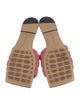 Bottega Veneta Quilted Pattern Leather Slides