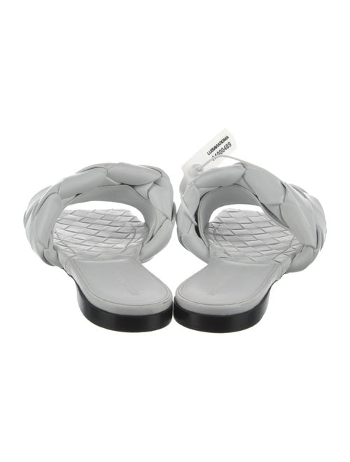 Bottega Veneta Intrecciato Weave Leather Slides