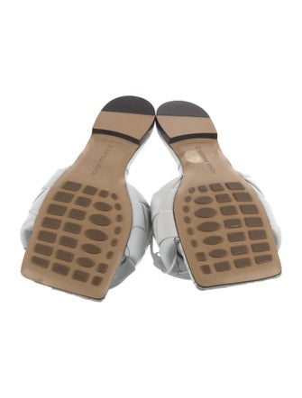 Bottega Veneta Intrecciato Weave Leather Slides