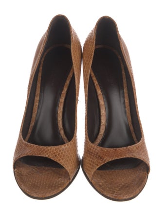 Bottega Veneta Intrecciato Weave Python Espadrilles