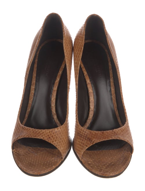 Bottega Veneta Intrecciato Weave Python Espadrilles