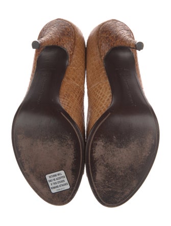 Bottega Veneta Intrecciato Weave Python Espadrilles