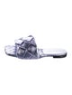 Bottega Veneta Intrecciato Weave Leather Slides