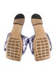 Bottega Veneta Intrecciato Weave Leather Slides