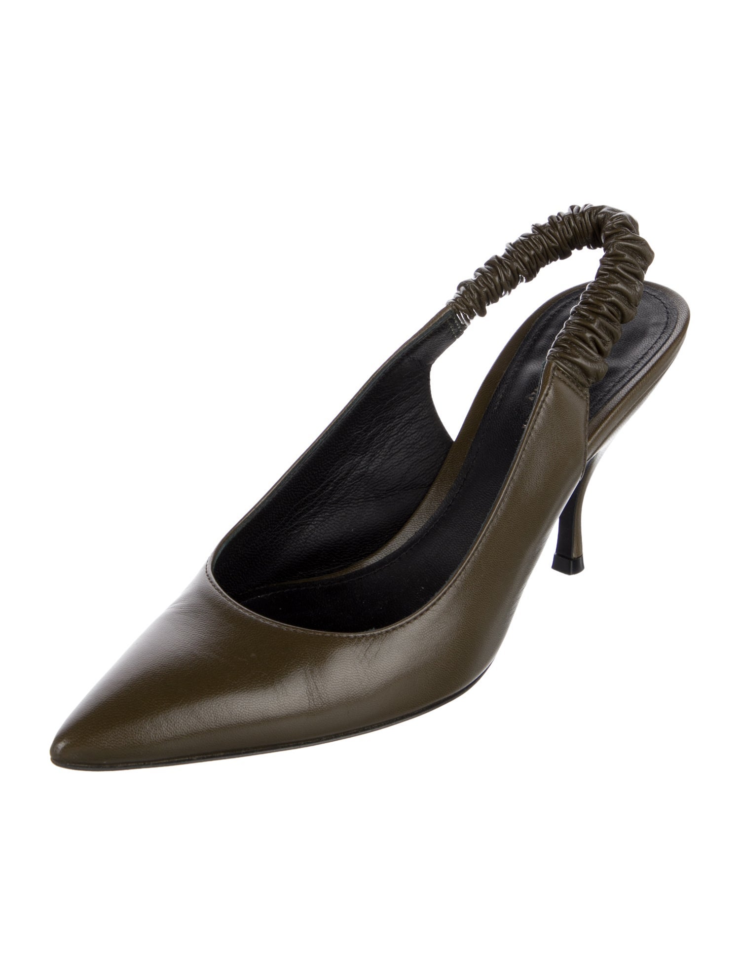 Bottega Veneta Leather Slingback Pumps