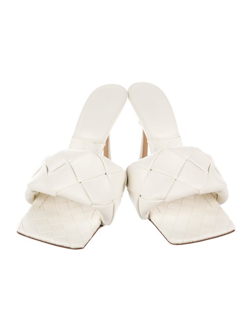 Bottega Veneta Intrecciato Weave Leather Slides