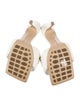 Bottega Veneta Intrecciato Weave Leather Slides
