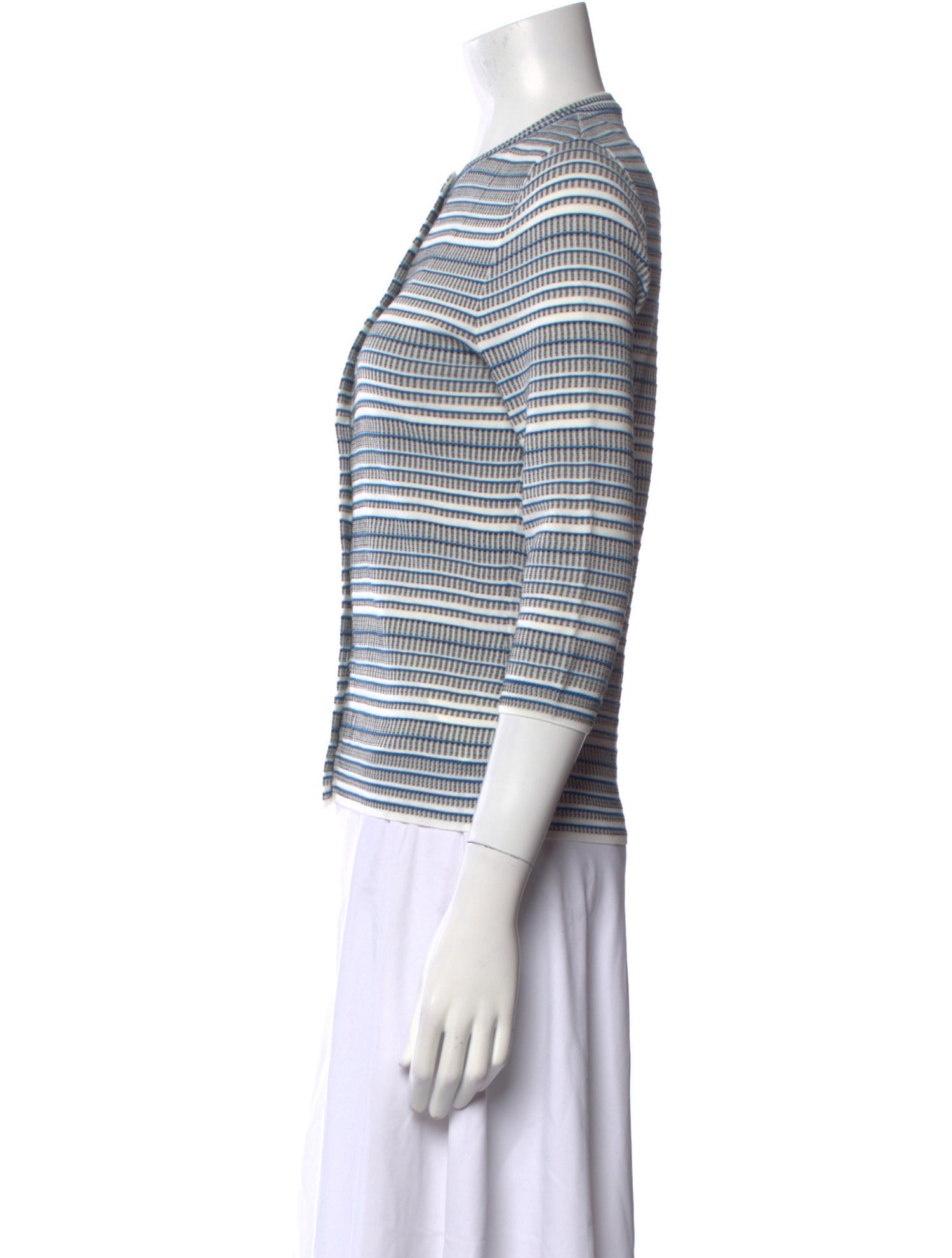 Bottega Veneta Striped Crew Neck Sweater