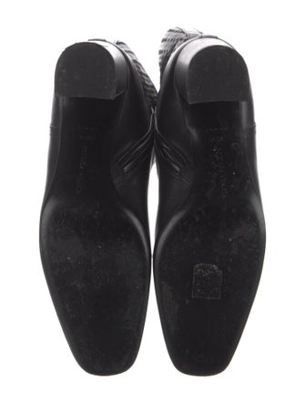 Bottega Veneta Intrecciato Weave Leather Riding Boots