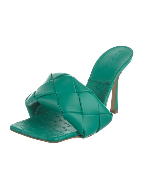 Bottega Veneta Intrecciato Weave Leather Slides