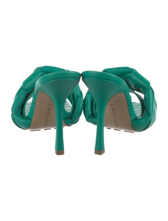 Bottega Veneta Intrecciato Weave Leather Slides