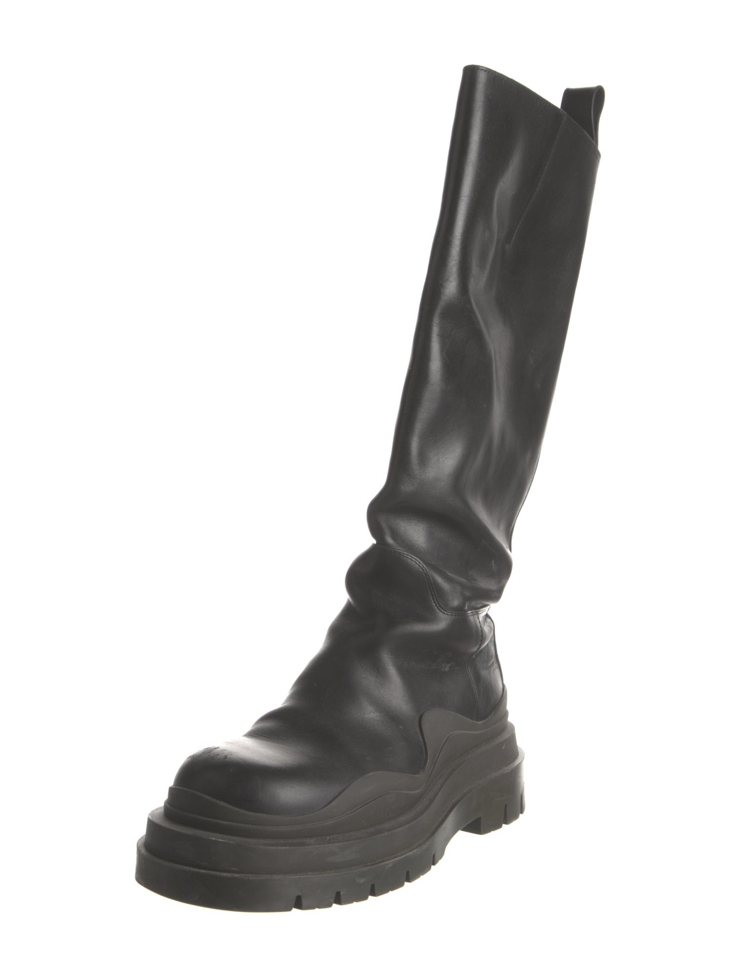 Bottega Veneta Leather Combat Boots