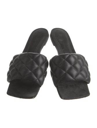 Bottega Veneta Intrecciato Weave Leather Slides