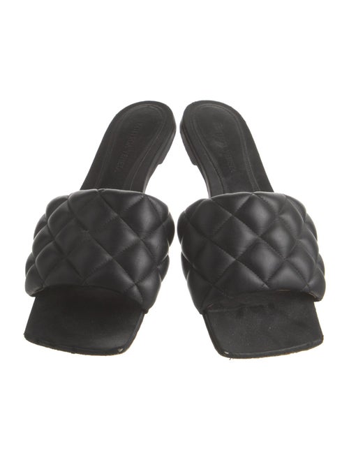 Bottega Veneta Intrecciato Weave Leather Slides