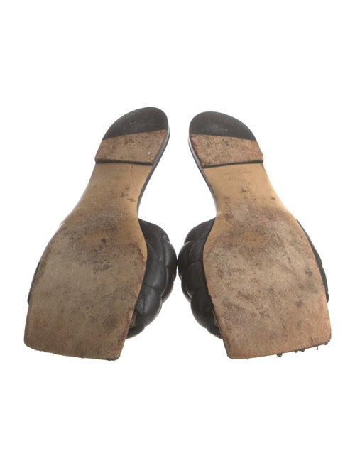 Bottega Veneta Intrecciato Weave Leather Slides