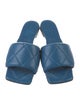 Bottega Veneta Quilted Pattern Leather Slides