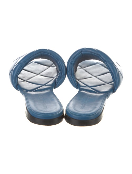 Bottega Veneta Quilted Pattern Leather Slides
