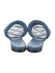 Bottega Veneta Quilted Pattern Leather Slides