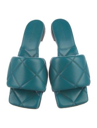Bottega Veneta Leather Slides