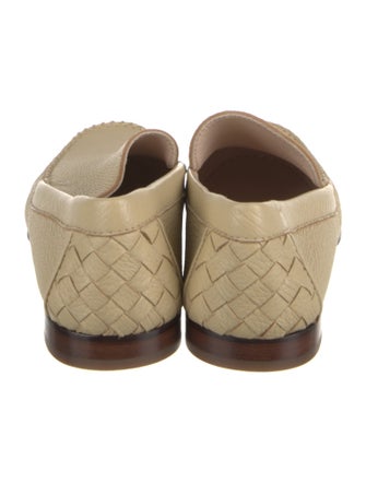 Bottega Veneta Intrecciato Weave Leather Flats