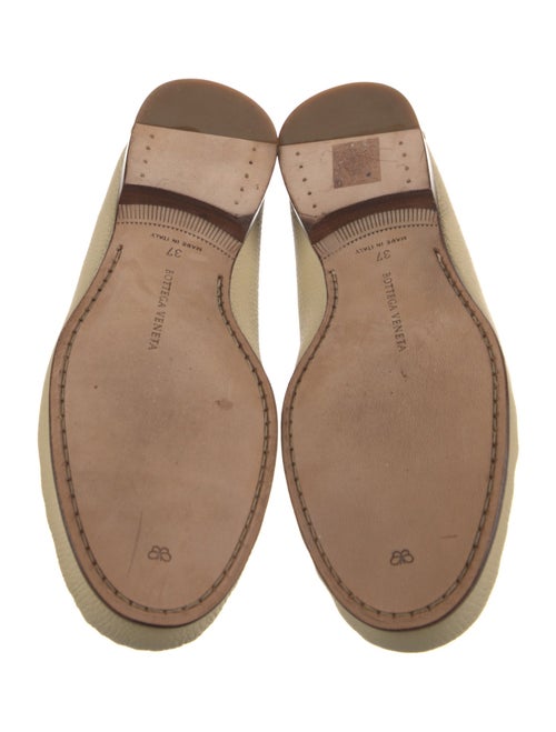 Bottega Veneta Intrecciato Weave Leather Flats