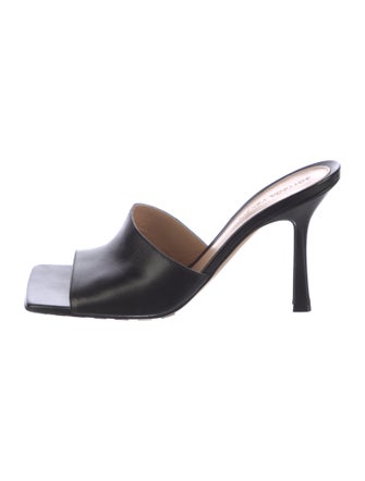 Bottega Veneta Leather Slides