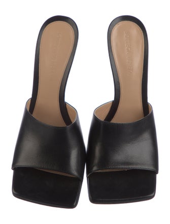 Bottega Veneta Leather Slides
