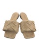 Bottega Veneta Intrecciato Weave Leather Slides