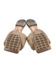 Bottega Veneta Intrecciato Weave Leather Slides