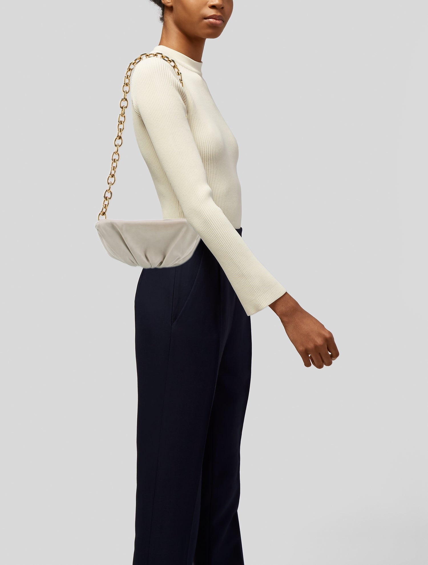 Bottega Veneta Leather Belt Chain Pouch