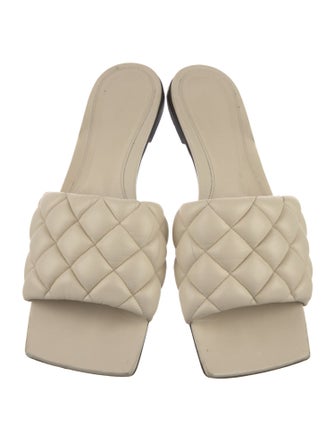 Bottega Veneta Leather Slides