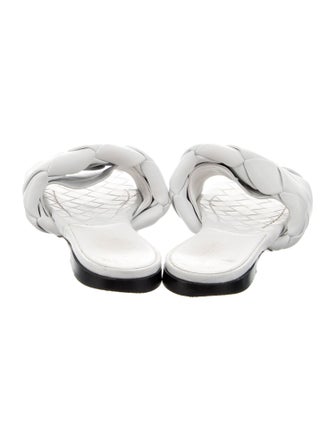 Bottega Veneta Intrecciato Weave Leather Slides