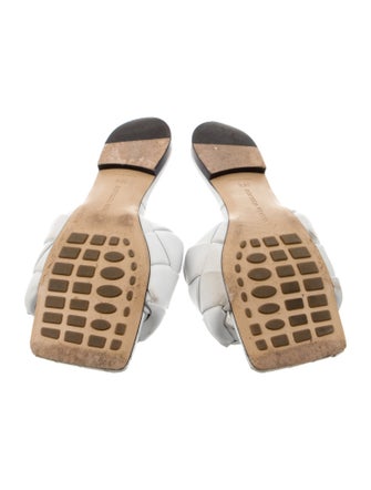 Bottega Veneta Intrecciato Weave Leather Slides